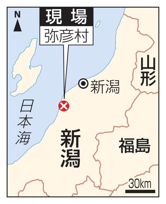 新潟・弥彦村の現場