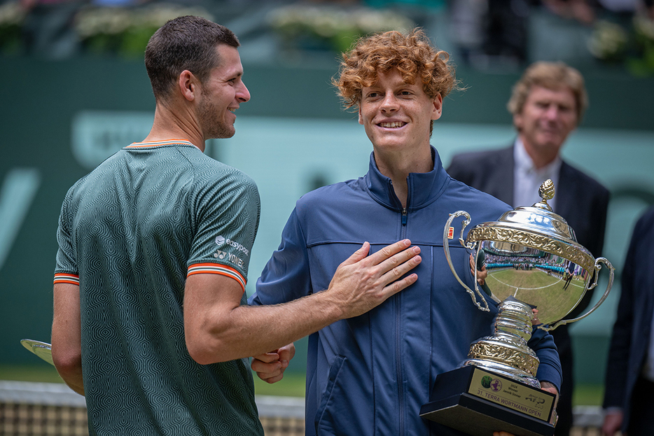 今季4勝目を挙げたヤニック・シナー（Photo by Getty Images）