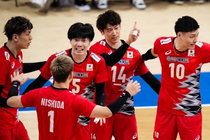 日本がオランダをストレートで撃破した。(C) Volleyball World