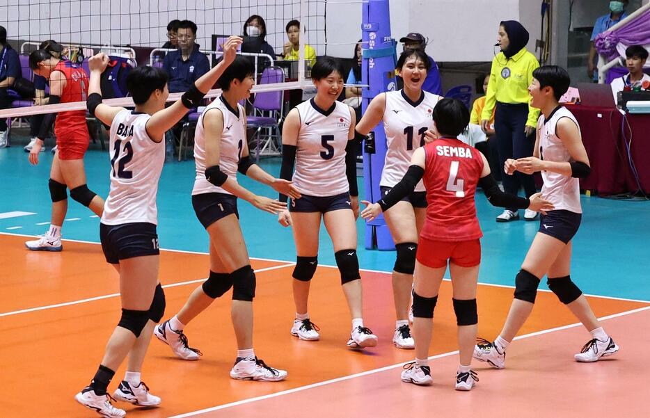 U18女子日本代表【Photo：AVC】