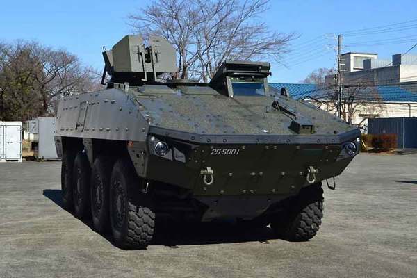 陸上自衛隊の新型装輪装甲車「AMV」もパトリア社の製品（画像：防衛装備庁）。