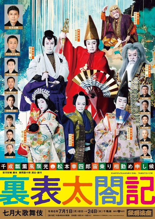 「七月大歌舞伎」夜の部「千成瓢薫風聚光 裏表太閤記」特別ビジュアル