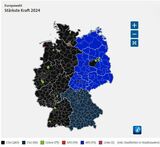 各選挙区での第一党出典：tagesschauサイトより