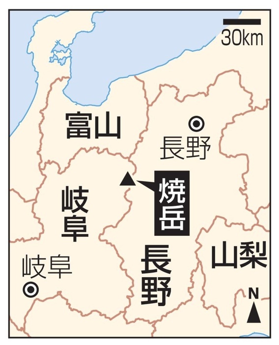 長野、岐阜、焼岳