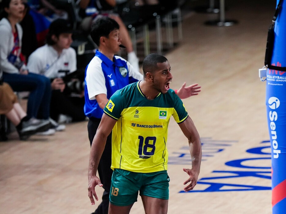 リカルド・ルカレッリ（ブラジル代表）【写真：Volleyball World】