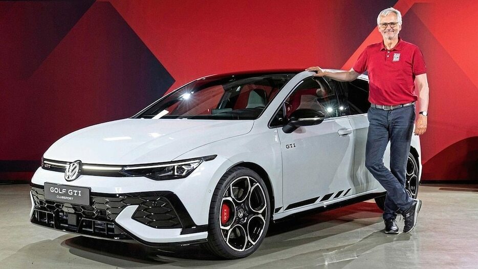 VW ゴルフ GTIに次いでフェイスリフトされたゴルフ GTI クラブスポーツ。