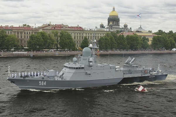 ロシアの最新コルベットであるカラクルト級（画像：ロシア国防省）。