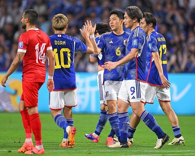 日本は最終予選で豪州、サウジ、バーレーン、中国、インドネシアと対戦する。写真：金子拓弥（サッカーダイジェスト写真部）