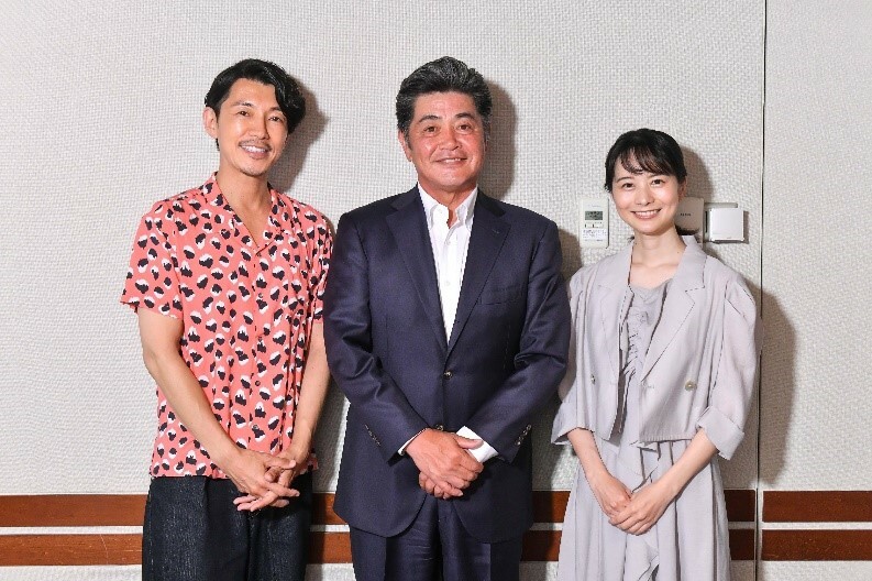 （左から）藤木直人、工藤公康さん、高見侑里