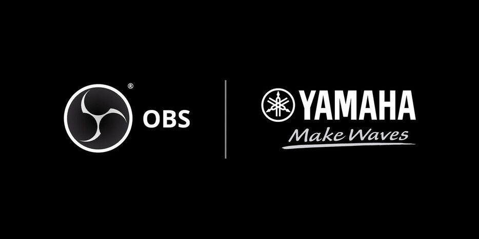 「OBS」とスポンサー契約を締結したヤマハ