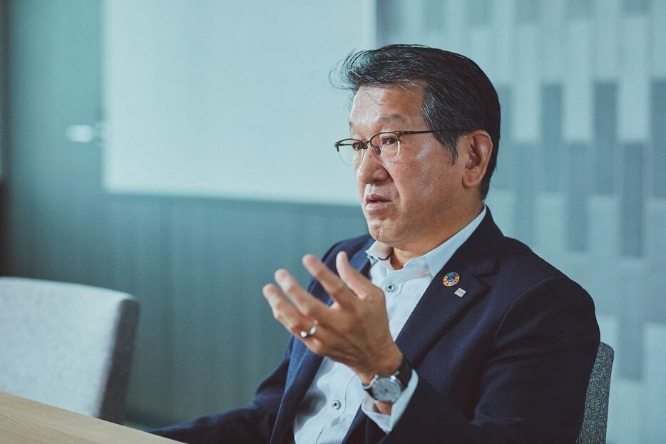 写真：【2020年9月撮影】山下良則氏（株式会社リコー会長）/撮影：伊藤圭