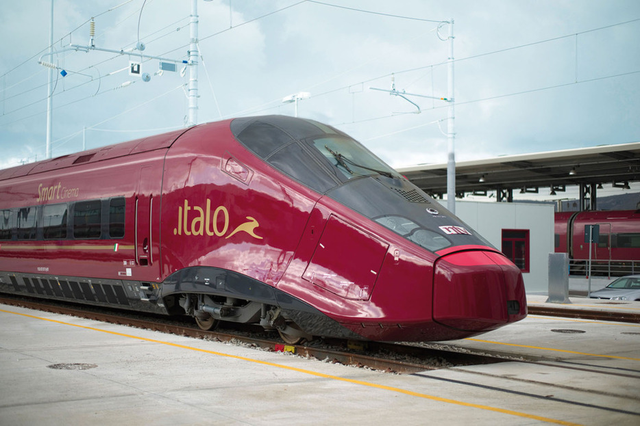 フェラーリから退いたモンテゼーモロは、イタリアの新興高速鉄道イタロ（Italo.）から招かれ会長として腕を振るっている。