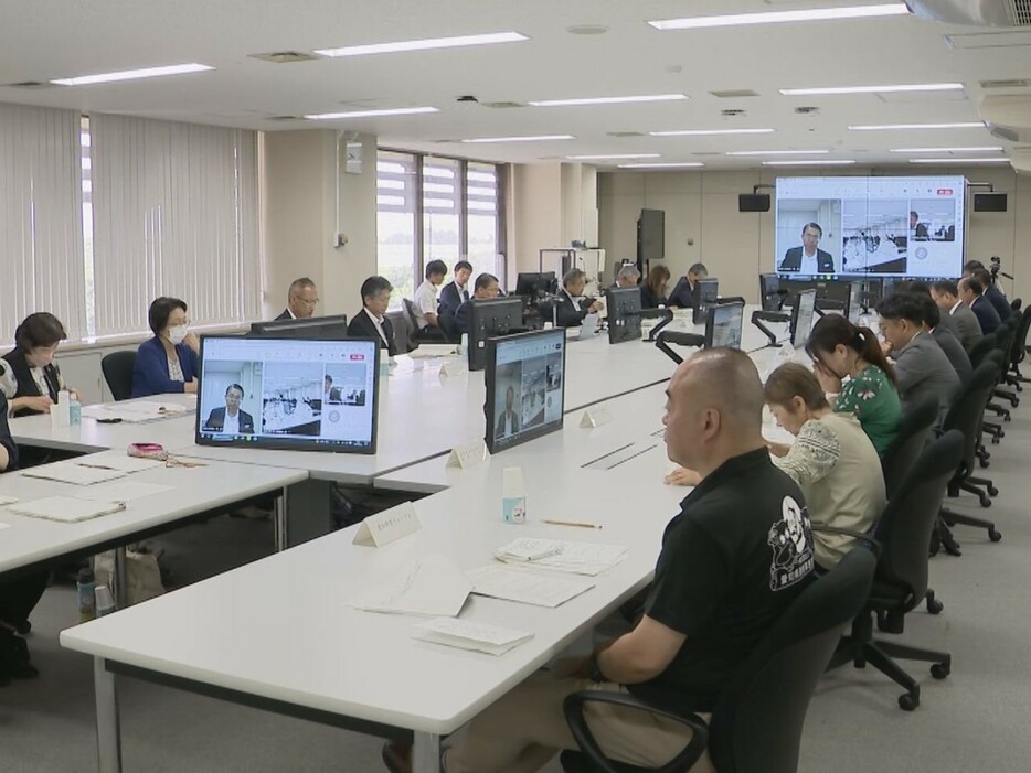 愛知県の防災会議 2024年6月6日午前9時半ごろ