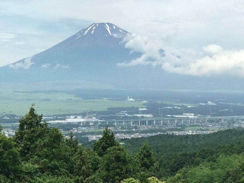 日動御殿場コースから見た富士山