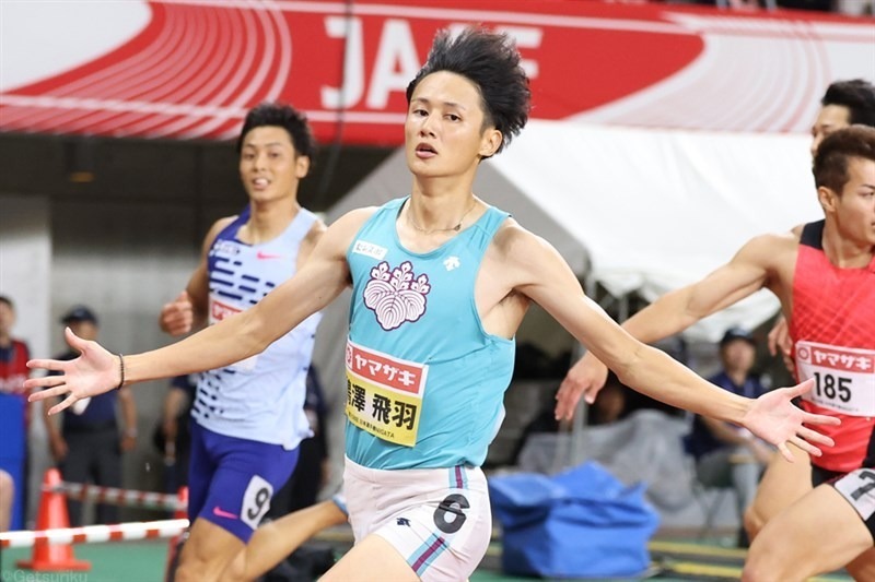 日本選手権200mで連覇を果たし、パリ五輪代表に近づいた鵜澤飛羽