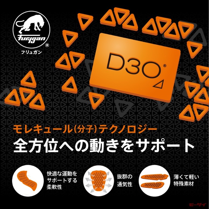 ■フリュガンの「D3®プロテクター　ゴーストシリーズ」胸、背中用追加