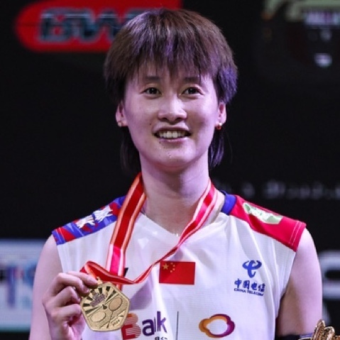 女子シングルスは世界ランキング2位の陳雨菲（中国）が21－14、14－21、21－18で同1位のアン・セヨン（韓国）を下した