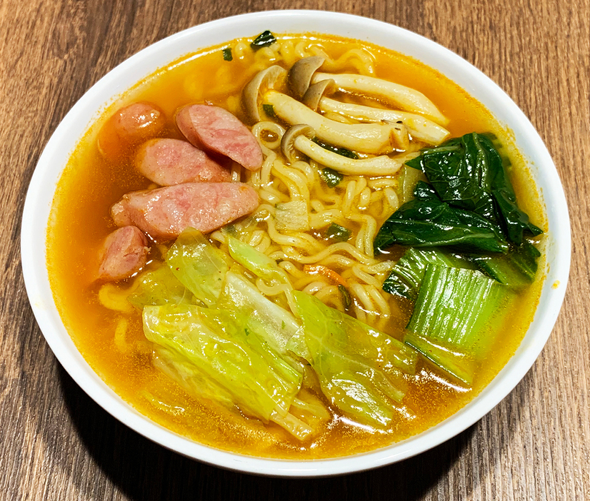 辛味が控えめな「三養ラーメン」を作ってみた！