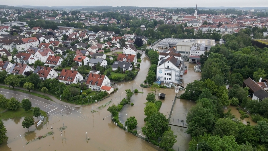洪水に襲われたドイツ南部バイエルン州の都市（C）Wolfgang Hauke/shutterstock.com