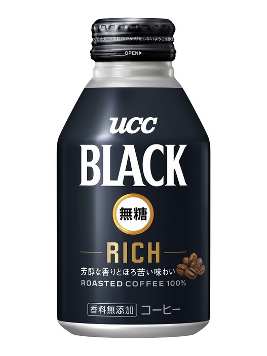 「UCC BLACK無糖 RICH リキャップ缶275g」