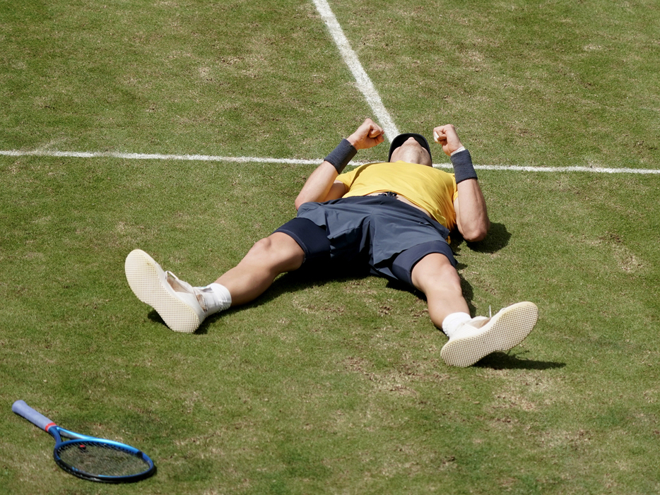 「ボス・オープン」（ドイツ・シュツットガルト）でツアー初優勝を飾ったジャック・ドレイパー（イギリス）（Getty Images）