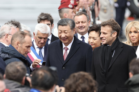 フランス訪問した習近平国家主席（2024年5月7日撮影、資料写真）。
