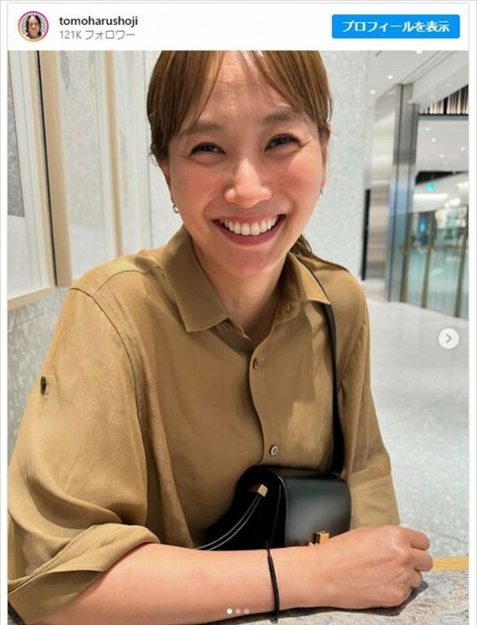 庄司智春が撮影した藤本美貴 ※「庄司智春」インスタグラム