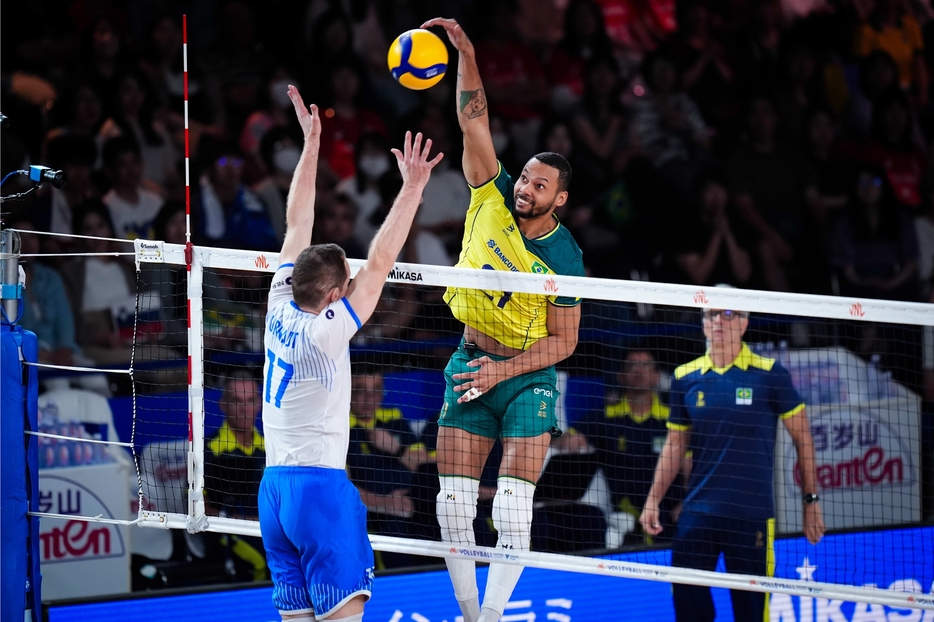 アラン・ソウザ（ブラジル代表）【写真：Volleyball World】