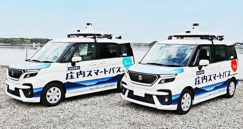 浜松市内の自動運転プロジェクトでティアフォーのソフトを採用したスズキ車を走らせている