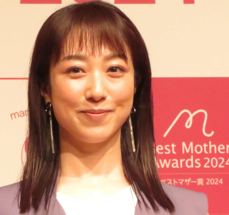 「第16回ベストマザー賞　2024」式典に出席した川田裕美