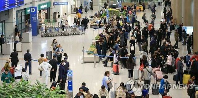 仁川国際空港の到着ロビー（資料写真）＝（聯合ニュース）