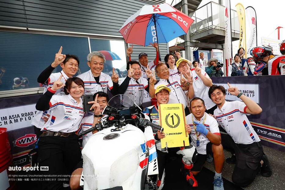 ASB1000 レース2：國井勇輝（SDG Team HARC-PRO. Honda Ph.）／2024FIMアジアロード第3戦日本ラウンド
