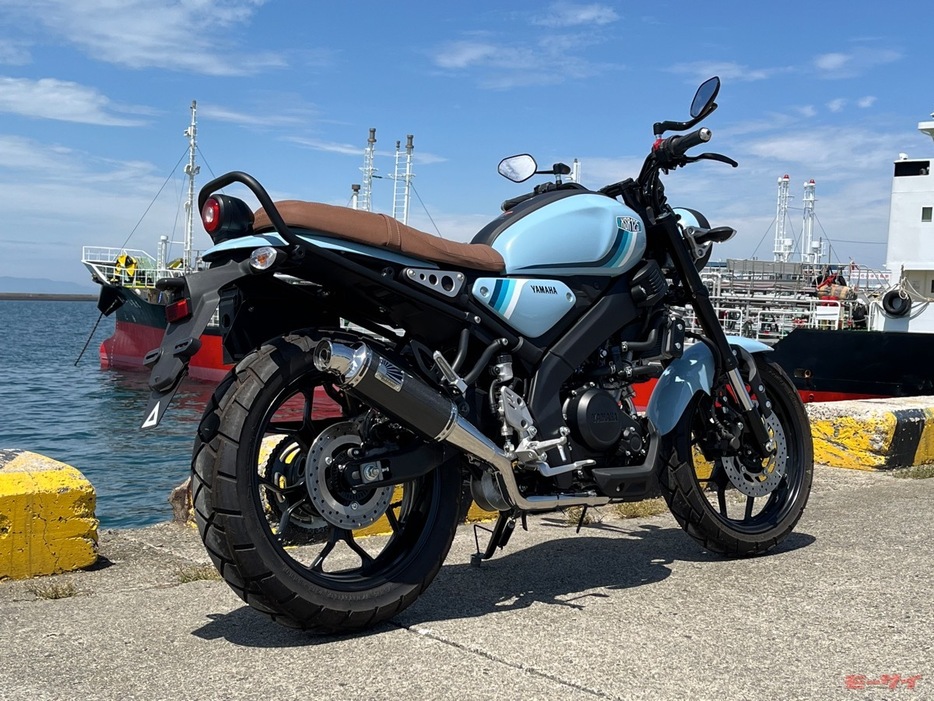 ■HOT LAP「XSR125用TYPE520マフラー【政府認証】」装着イメージ