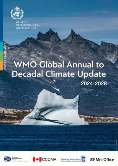 WMOの報告書の表紙（WMO提供）