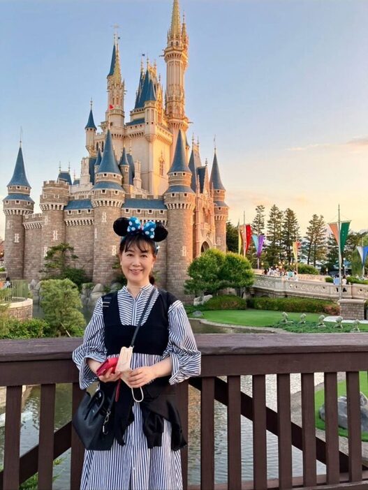 名取裕子、人生初のディズニーランド