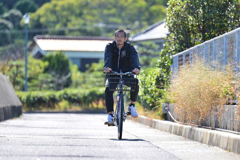 普段はママチャリが足代わりに