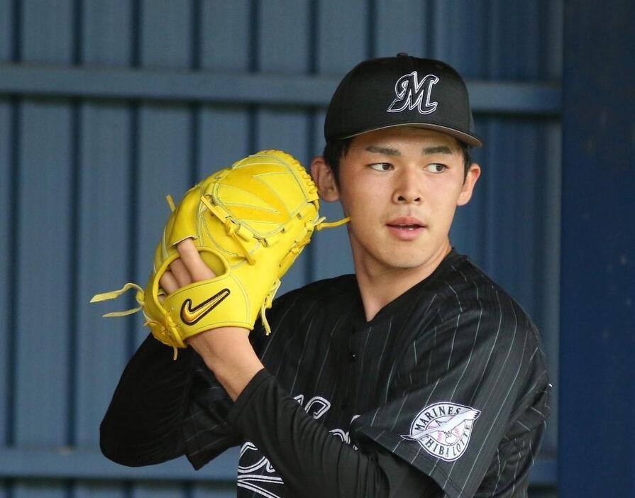 ロッテ佐々木朗希の奪三振ショーをファンは楽しみにしている（資料写真・黒田史夫）