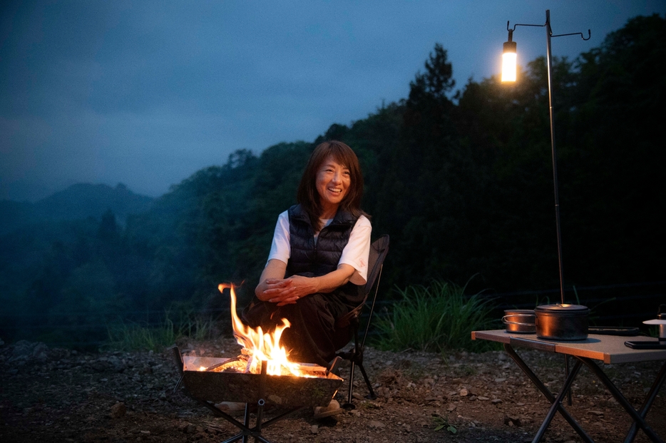 高崎市出身の塚原さん。「離れたことで群馬の魅力を再発見した」と、20年過ごした神奈川から南牧村へ移住した