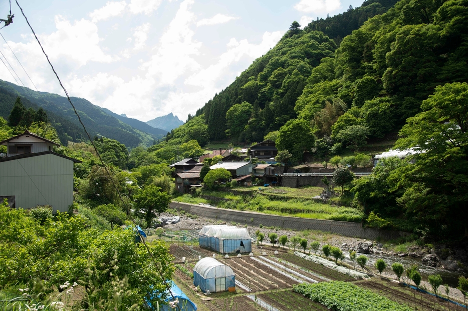 「耕作に適した平地は少ないですが、知恵を出し合い工夫を重ねることで村民はこれまで暮らしてきました」（長谷川村長）