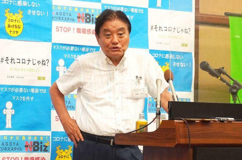 ［写真］名古屋市の河村たかし市長＝25日午前、名古屋市役所で