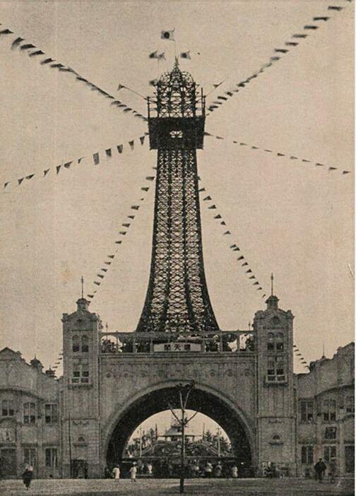 初代通天閣が完成したのは1912年7月3日（写真提供：通天閣観光）