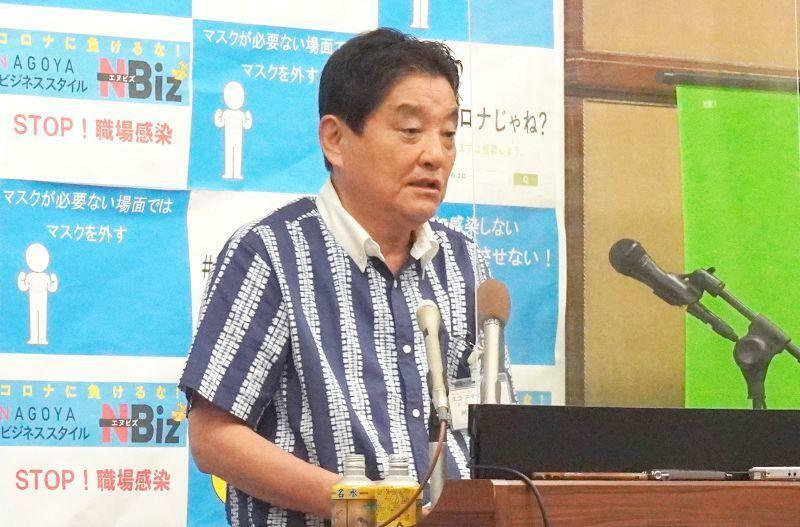 ［写真］名古屋市の河村たかし市長＝11日午前、名古屋市役所で