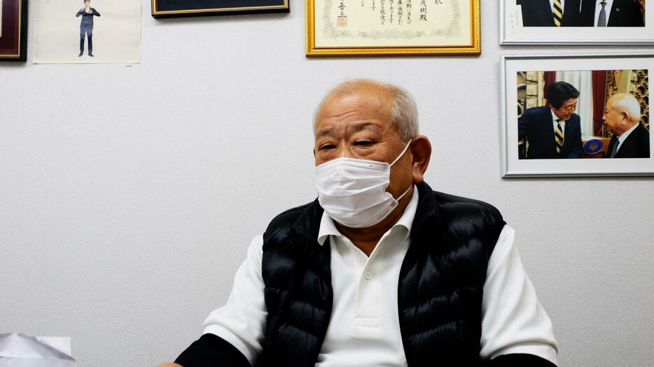 本場さぬきうどん協同組合の大峯茂樹理事長（撮影：村山祐介）