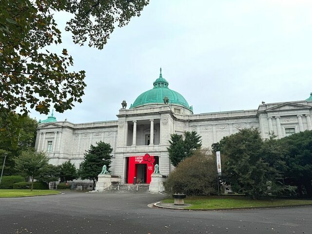 6つの展示館のうちの一つ、美しい「表慶館」