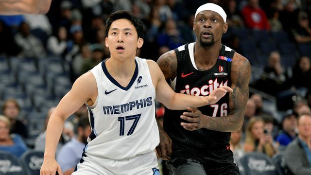 NBAグリズリーズの河村勇輝選手（写真：AP/アフロ）