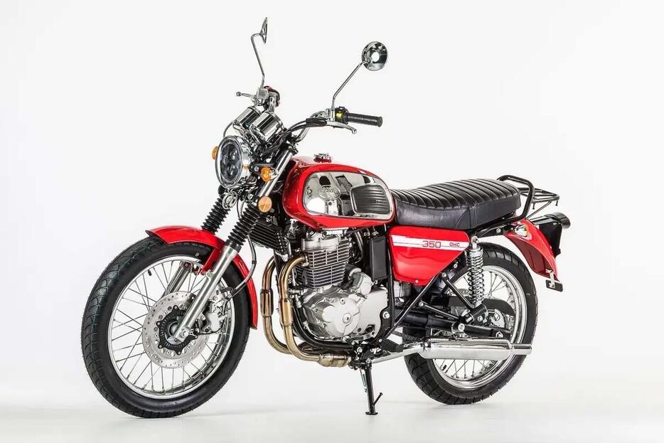 2サイクルのJAWAが進化。4サイクルシングル化した「JAWA 350 OHC」。