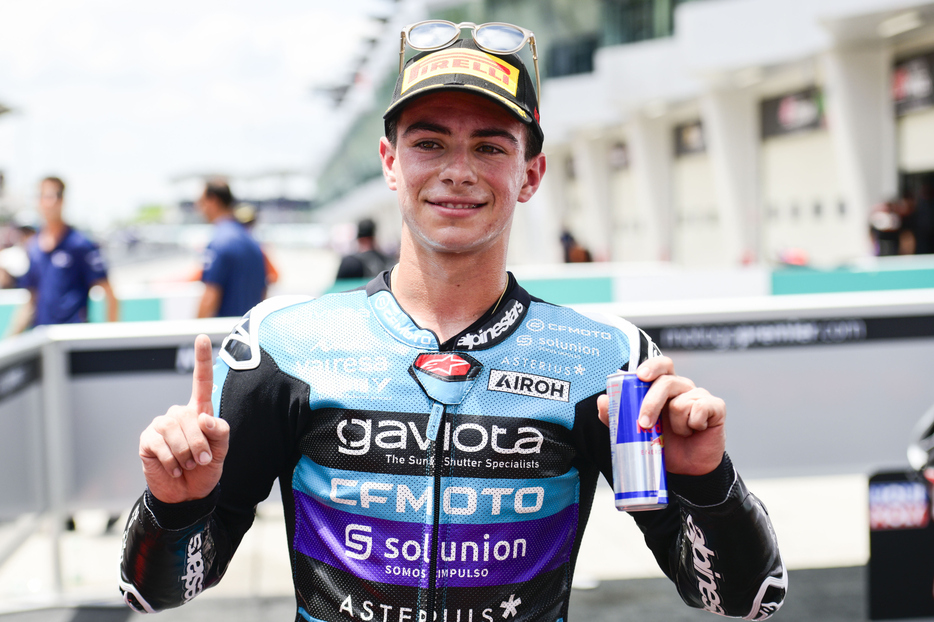 Moto3王者に輝いたダビド・アロンソ