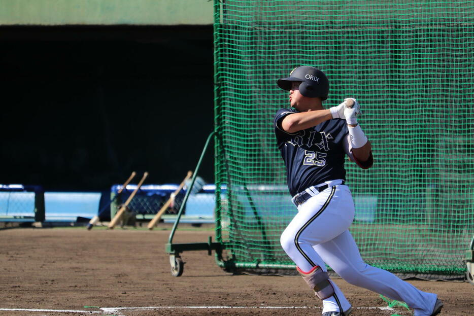 オリックス内藤はケース打撃で右打ちのサインに応じて右前打