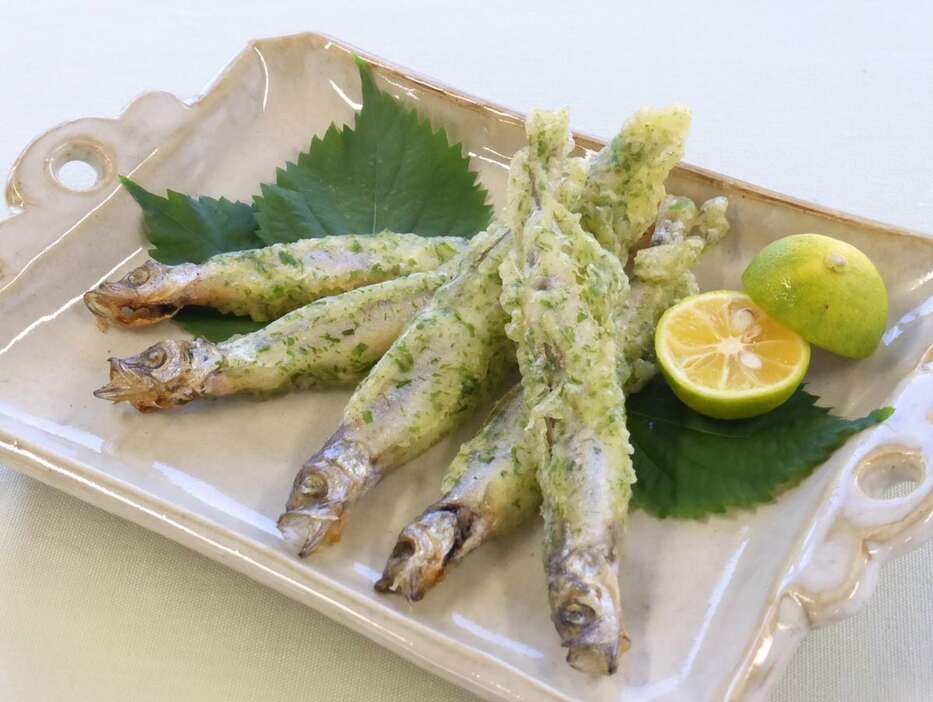 シシャモの磯辺揚げ