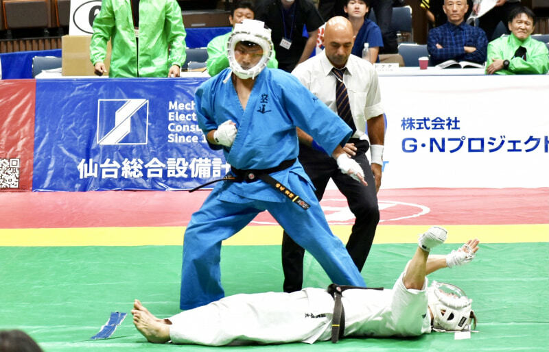 西尾が一撃秒殺勝利